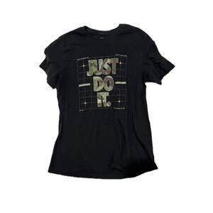 Nike Tee Just Do It Black T-Shirt Mens M